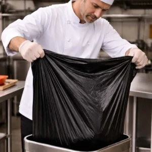 CoreShield™ Heavy-Duty Garbage Bags – 60 Gallon High-Performance Trash Liners (Flat Pack) - Image 2