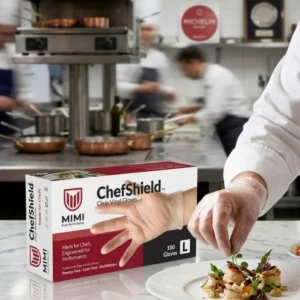 MIMI ChefShield™ Vinyl Gloves – Professional Food Service Protection - Image 2