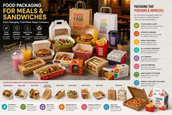 Premium Food Packaging for Meals & Sandwiches – Smart, Fresh, and Sustainable Solutions